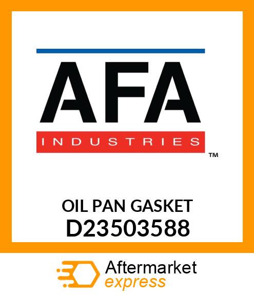 OIL PAN GASKET D23503588