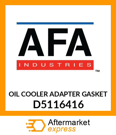 OIL COOLER ADAPTER GASKET D5116416