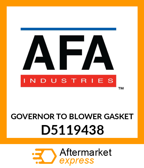 GOVERNOR TO BLOWER GASKET D5119438