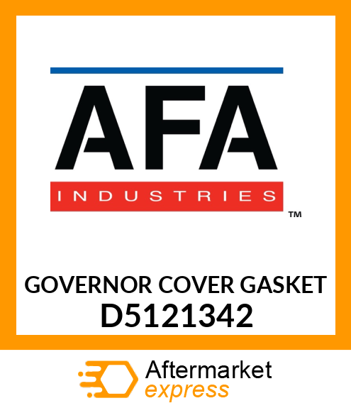 GOVERNOR COVER GASKET D5121342