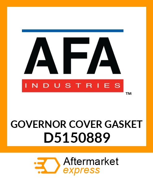 GOVERNOR COVER GASKET D5150889