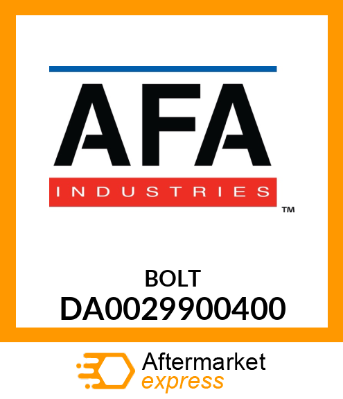 BOLT DA0029900400