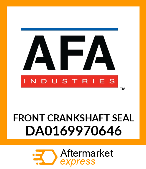 FRONT CRANKSHAFT SEAL DA0169970646