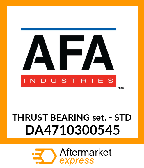 THRUST BEARING SET - STD DA4710300545