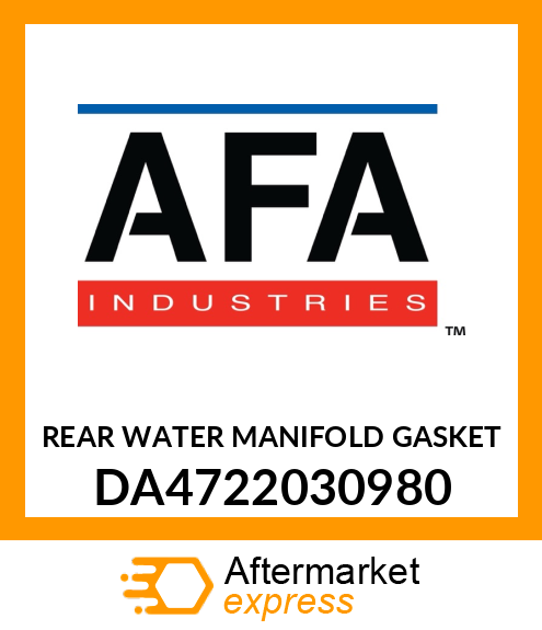 REAR WATER MANIFOLD GASKET DA4722030980