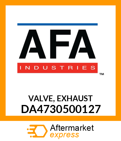 VALVE, EXHAUST DA4730500127