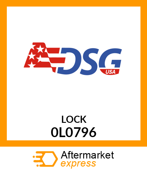 Spare part 0L0796 + LOCK