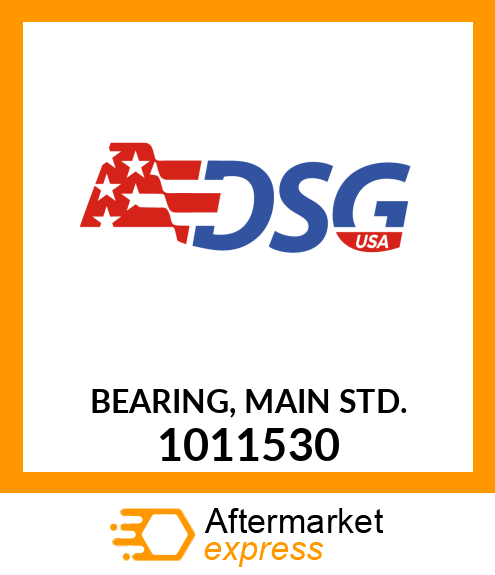 Spare part 1011530 + BEARING, MAIN STD.