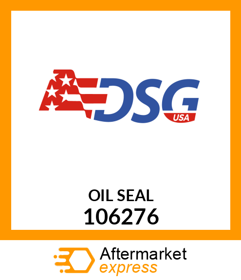 Spare part 106276 + OIL SEAL