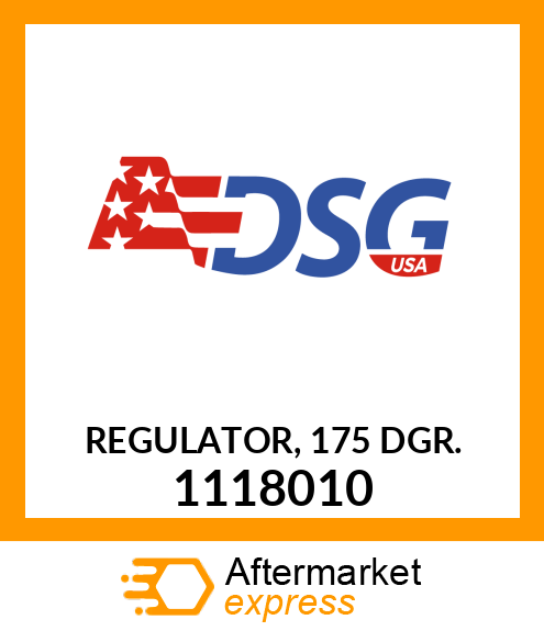 REGULATOR, 175 DGR. 1118010