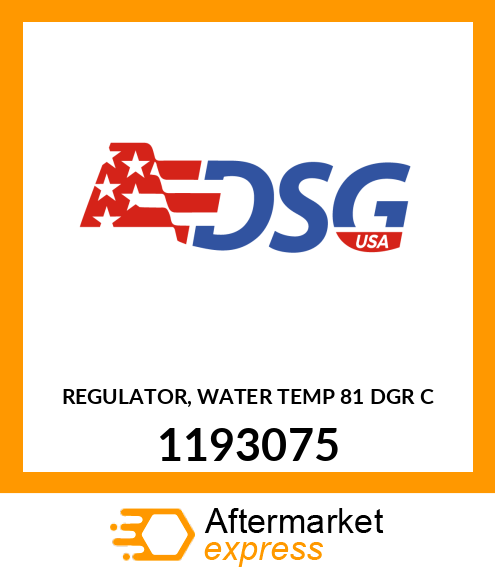 Spare part 1193075 + REGULATOR, WATER TEMP 81 DGR C