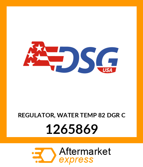 Spare part 1265869 + REGULATOR, WATER TEMP 82 DGR C