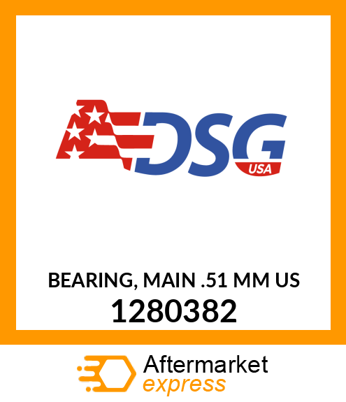 BEARING, MAIN .51 MM US 1280382