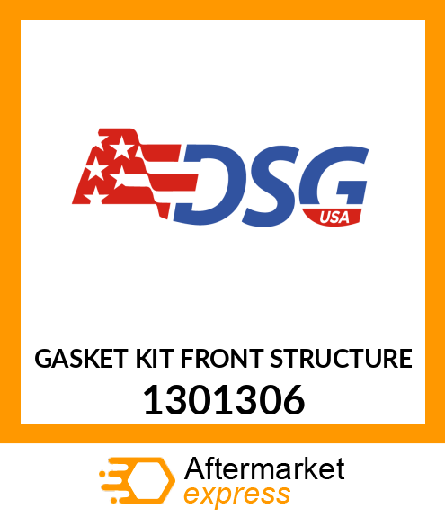 Spare part 1301306 + GASKET KIT FRONT STRUCTURE