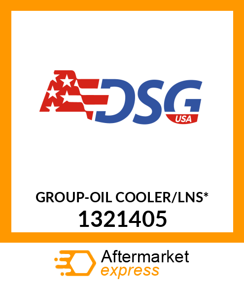 Spare part 1321405 + GROUP-OIL COOLER/LNS*