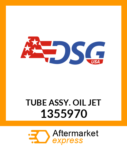 Spare part 1355970 + TUBE ASSY. OIL JET