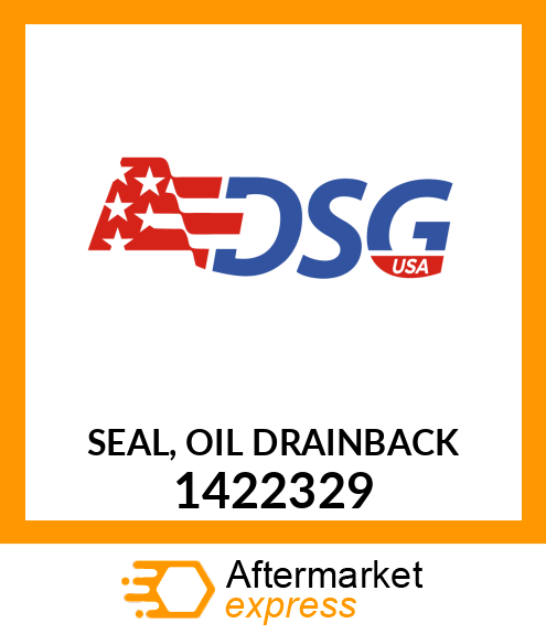 Spare part 1422329 + SEAL, OIL DRAINBACK