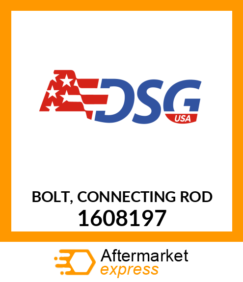 BOLT, CONNECTING ROD 1608197