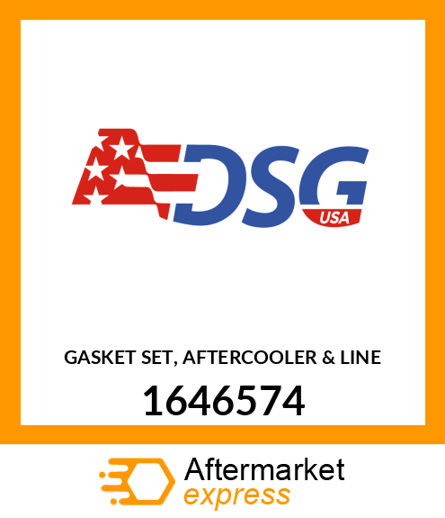 GASKET SET, AFTERCOOLER & LINE 1646574