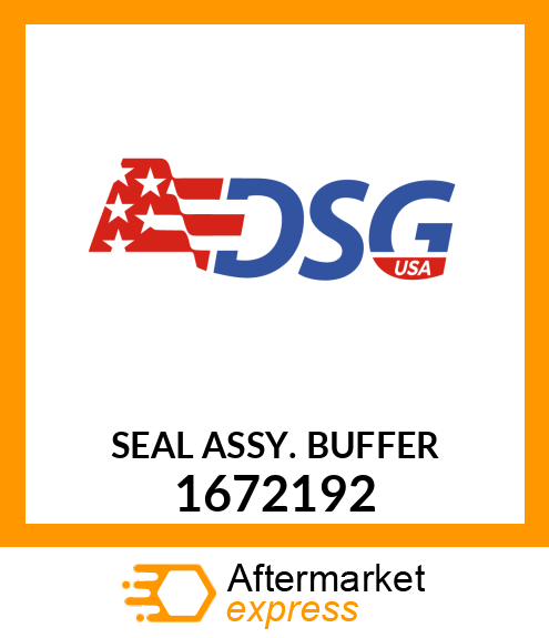 Spare part 1672192 + SEAL ASSY. BUFFER