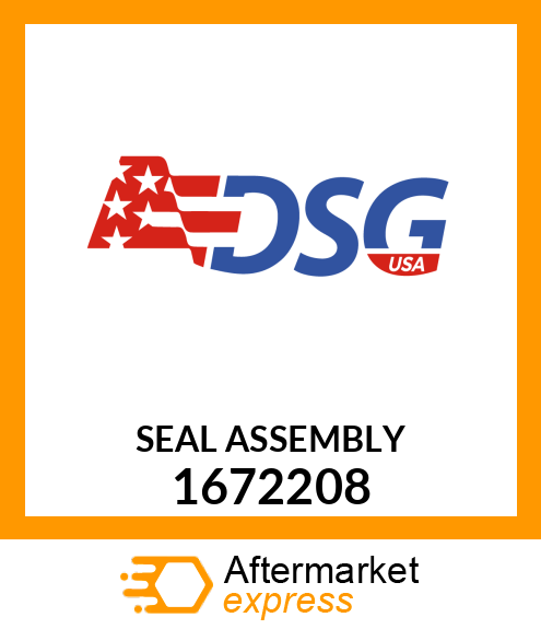 Spare part 1672208 + SEAL ASSEMBLY