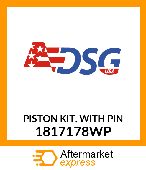 Spare part 1817178WP + PISTON KIT, WITH PIN