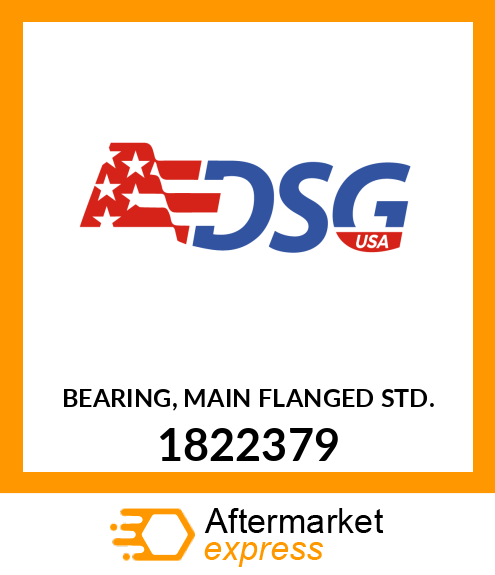 Spare part 1822379 + BEARING, MAIN FLANGED STD.