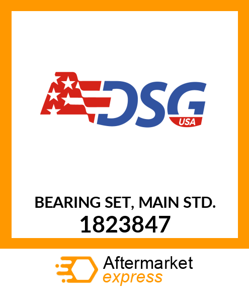 Spare part 1823847 + BEARING SET, MAIN STD.