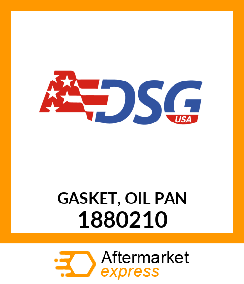 Spare part 1880210 + GASKET, OIL PAN