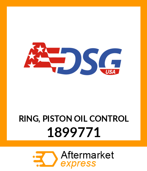 Spare part 1899771 + RING, PISTON OIL CONTROL