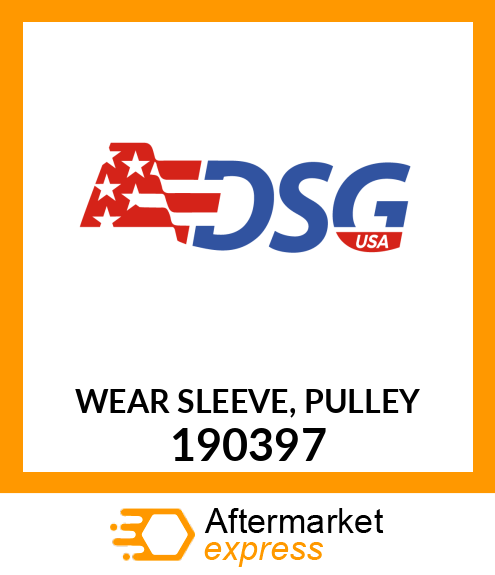 WEAR SLEEVE, PULLEY 190397