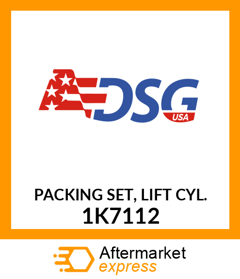 PACKING SET, LIFT CYL. 1K7112