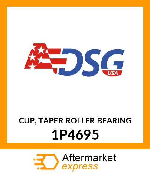 Spare part 1P4695 + CUP, TAPER ROLLER BEARING