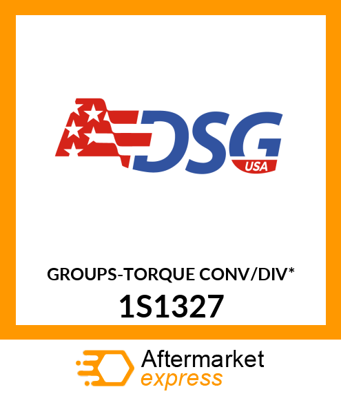 Spare part 1S1327 + GROUPS-TORQUE CONV/DIV*