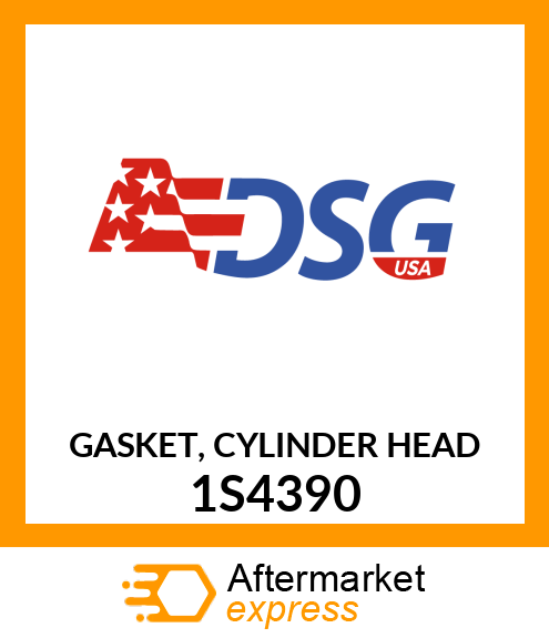 Spare part 1S4390 + GASKET, CYLINDER HEAD