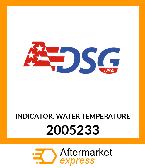 Spare part 2005233 + INDICATOR, WATER TEMPERATURE