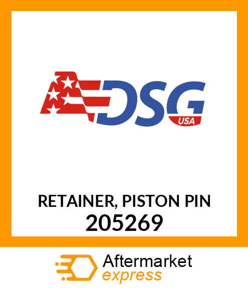 RETAINER, PISTON PIN 205269