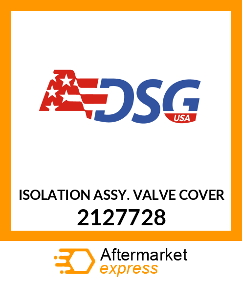 Spare part 2127728 + ISOLATION ASSY. VALVE COVER