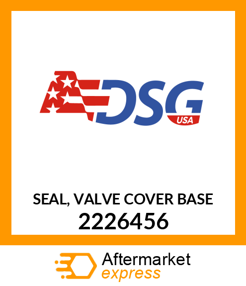 Spare part 2226456 + SEAL, VALVE COVER BASE