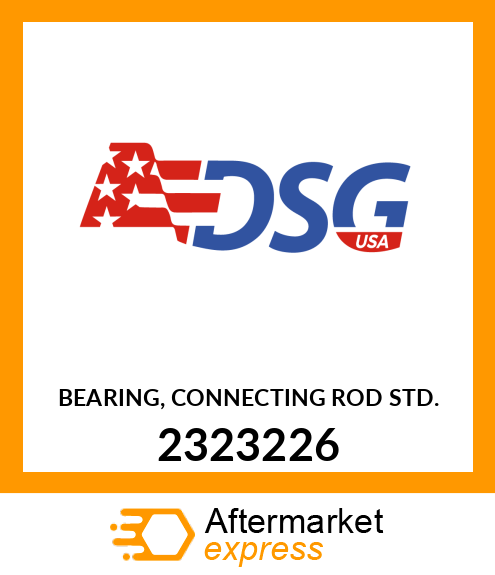 BEARING, CONNECTING ROD STD. 2323226