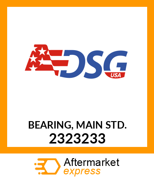 BEARING, MAIN STD. 2323233