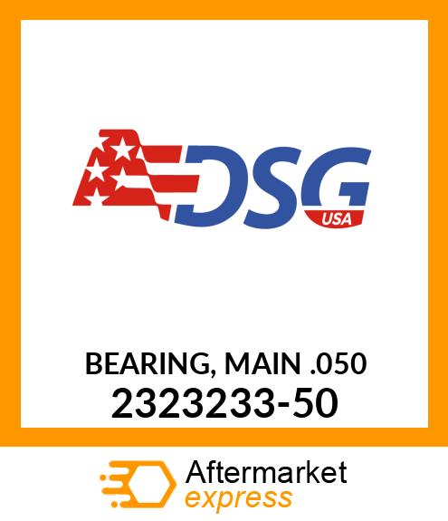 BEARING, MAIN .050 2323233-50