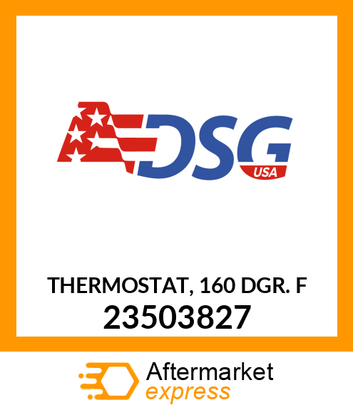 Spare part 23503827 + THERMOSTAT, 160 DGR. F