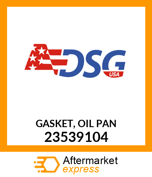 Spare part 23539104 + GASKET, OIL PAN