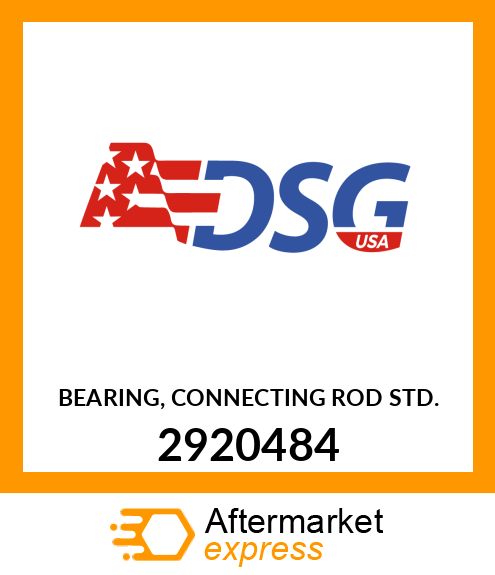 BEARING, CONNECTING ROD STD. 2920484