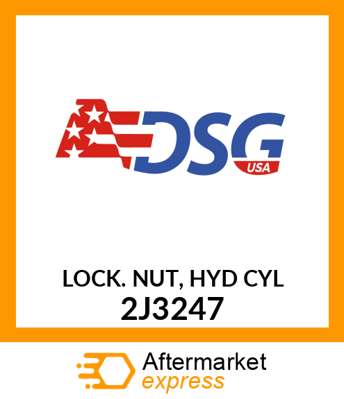 LOCK NUT, HYD CYL 2J3247