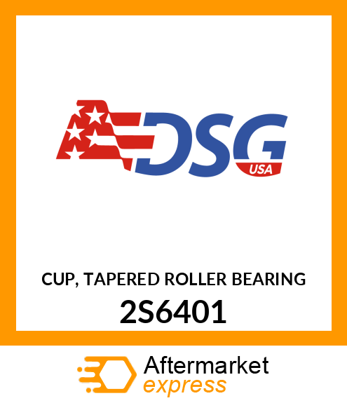 CUP, TAPERED ROLLER BEARING 2S6401