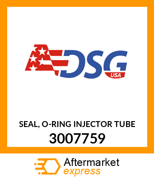 SEAL, O-RING INJECTOR TUBE 3007759