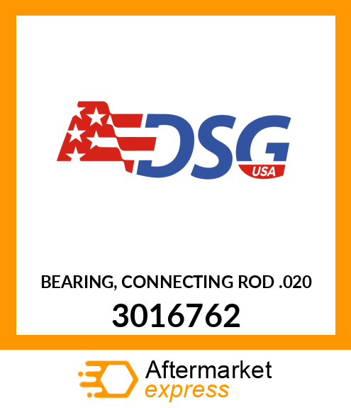 BEARING, CONNECTING ROD .020 3016762