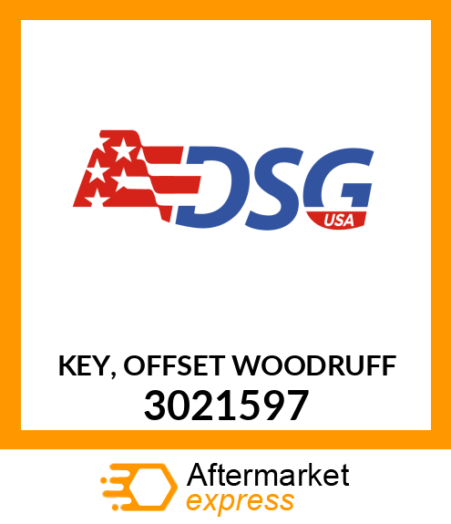 KEY, OFFSET WOODRUFF 3021597